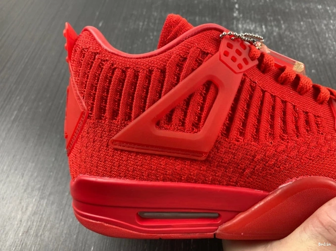 Bmlin Shoes Red Jordan Retro 4 Flyknit AQ3559-600 0709
